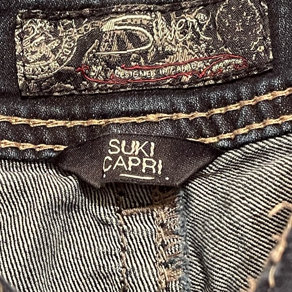 SILVER JEANS CO. SUKI CAPRI SIZE 29 - Picture 10 of 10